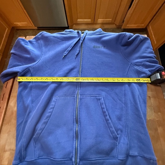 Baatz Blue Full Zip-Up Hoodie Sweatshirt Men’s Sz XXL - Picture 8 of 14
